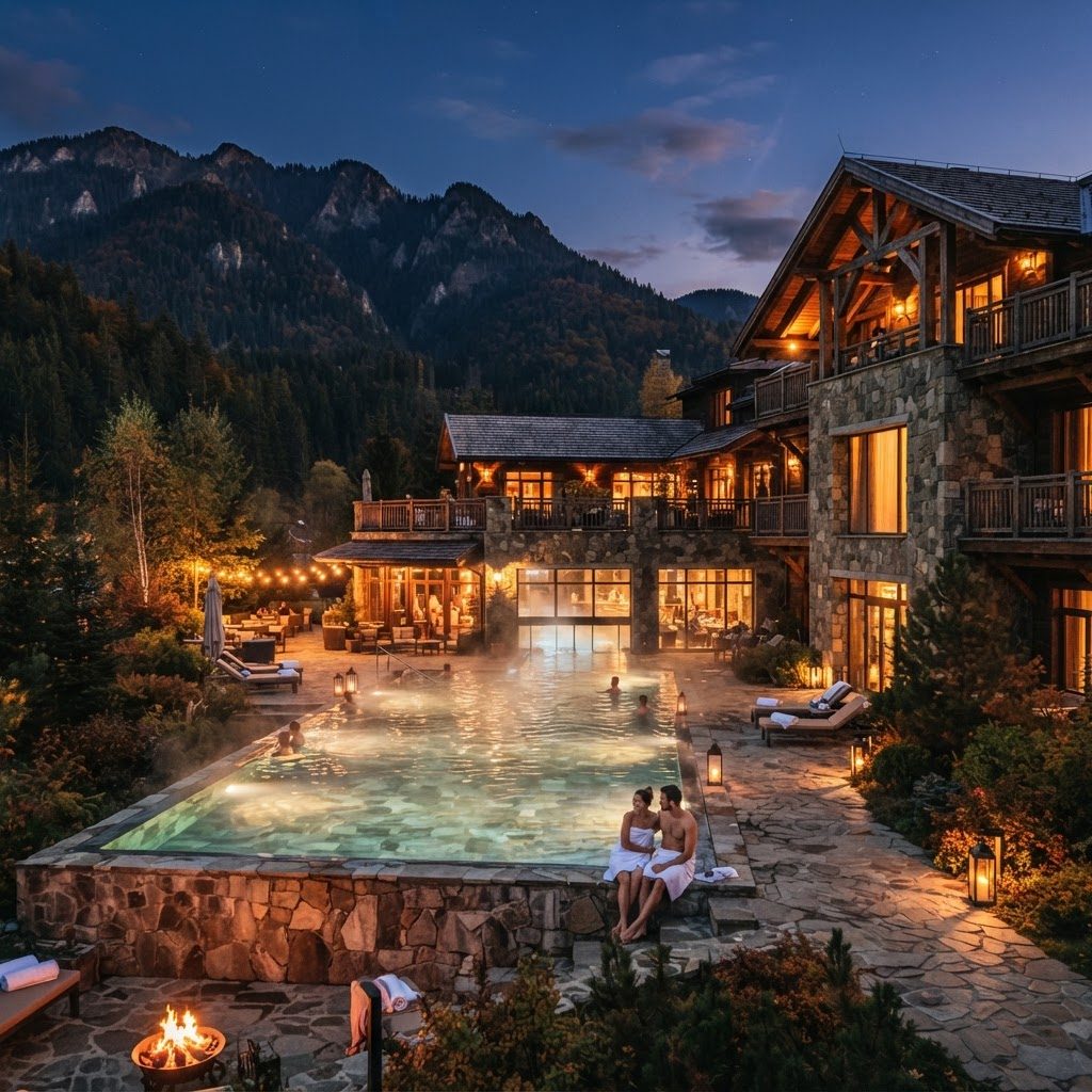 Zona de relaxare a resortului